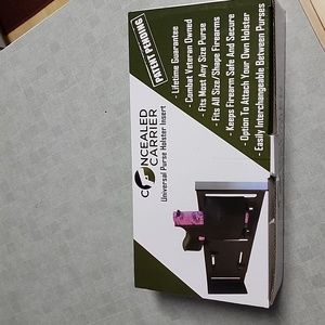 Concealed carry purse holster insert